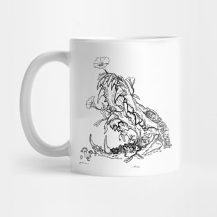 Coyote Skull Mug